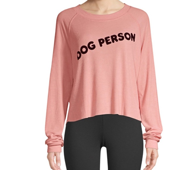 Wildfox Tops - WildFox Pink Dog Person 🐶